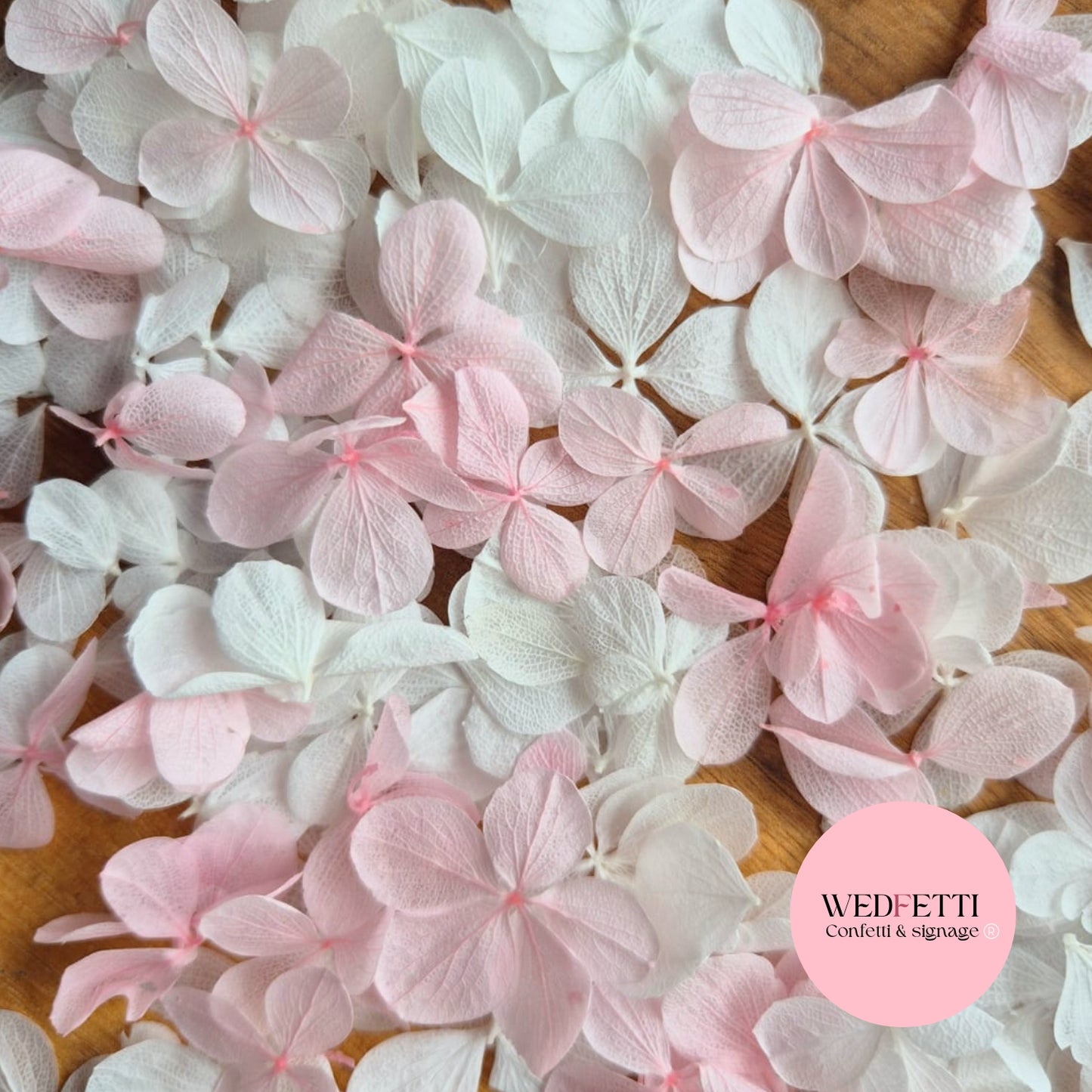 FlutterFly® Petal Confetti - Light Pink White