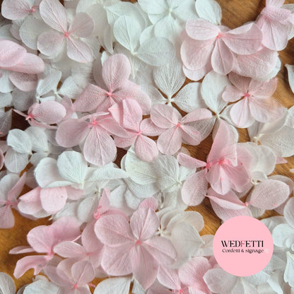 FlutterFly® Petal Confetti - Light Pink White