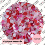 Slow falling paper Confetti - Valentine mix