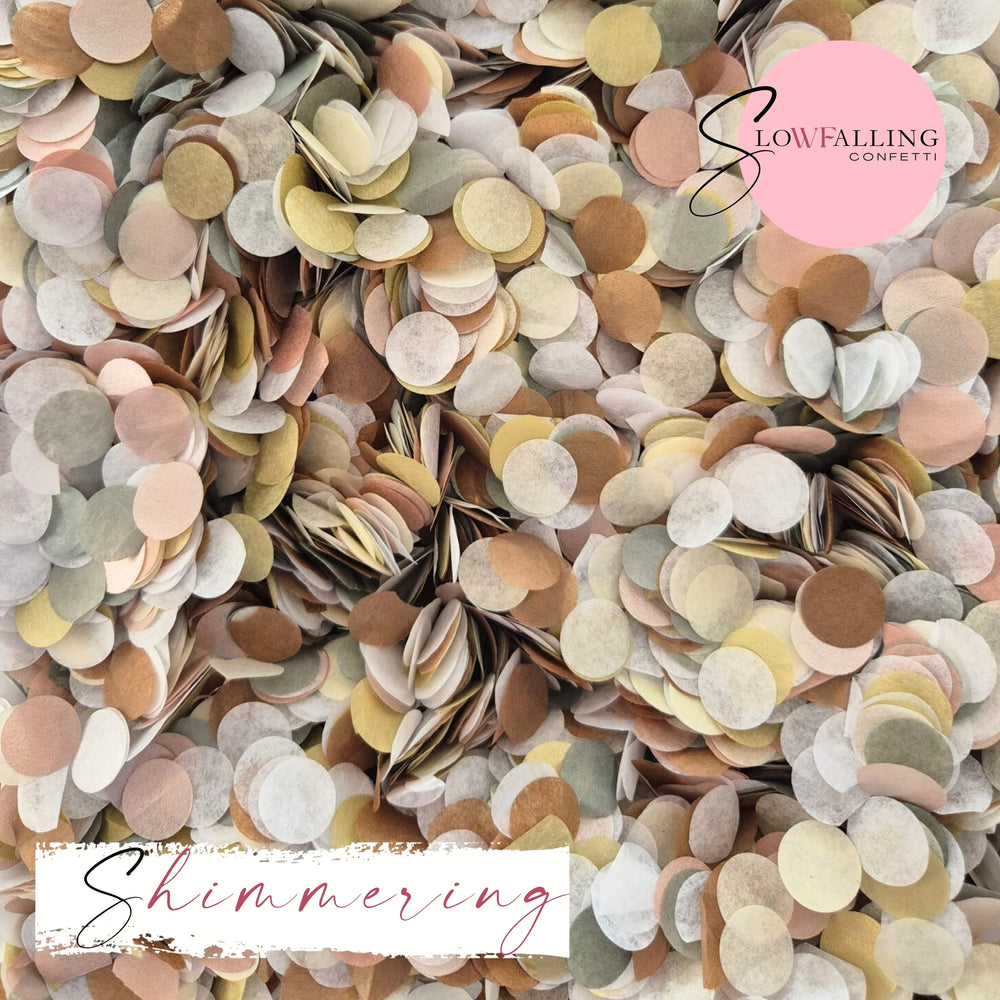 Shimmering Biodegradable Confetti - Full pallette Shades