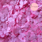 Paper Confetti hearts 1.5cm - Rose Pink