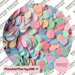 Circles Large 2.5cm Biodegradable - Pastel Party DB-Y