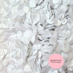 Shimmer Pearl White - 1.5cm Biodegradable Circles