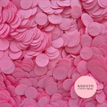 Circles Large 2.5cm Biodegradable - Rose Pink