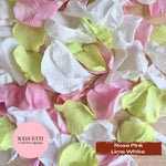 Rose Petals - Rose Pink Lime White