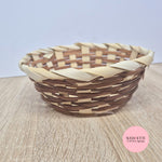 Small Round Bamboo Confetti Basket