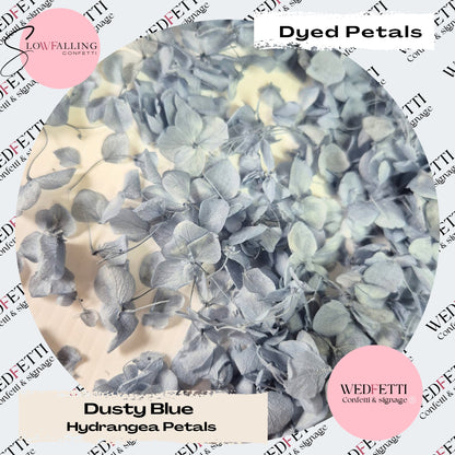 Dusty Blue hydrangea petals