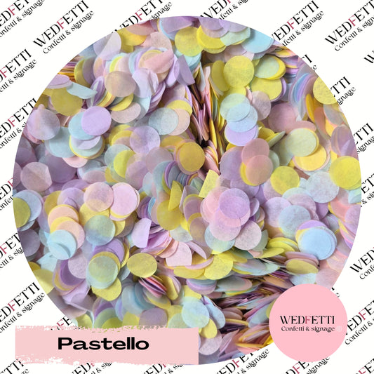 Slow falling paper Confetti - Pastello