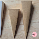 DIY closed paper confetti cones