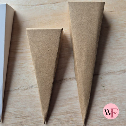 DIY closed paper confetti cones