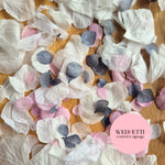 Petal Confetti hydrangea - Dusty Blue Pink White Hydrangea Mix