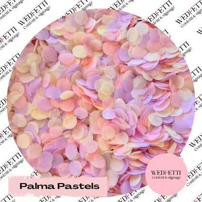 Slow falling paper Confetti - Palma Pastels