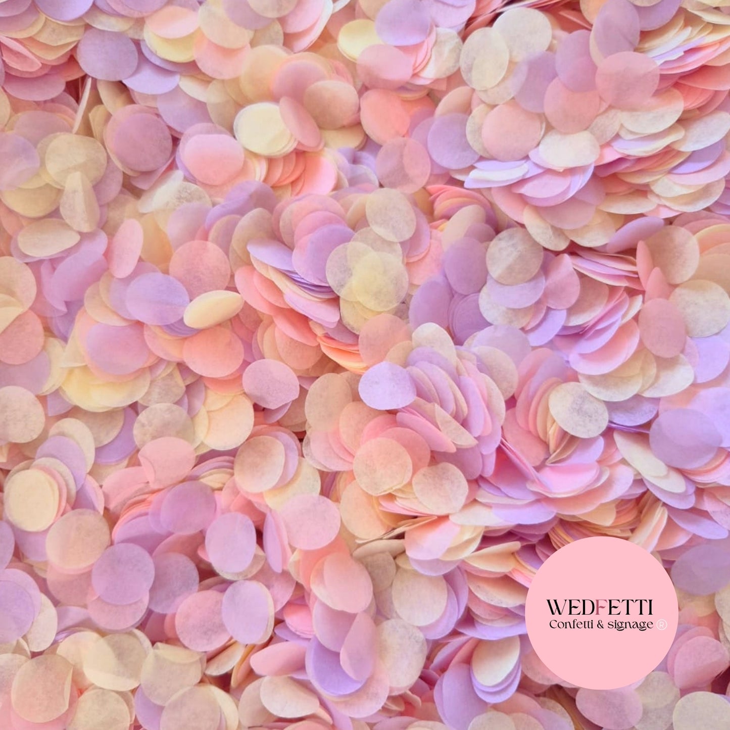 Slow falling paper Confetti - Palma Pastels