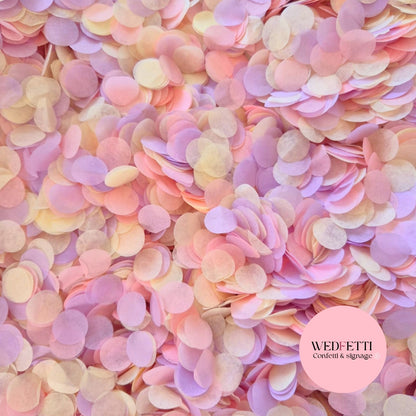 Slow falling paper Confetti - Palma Pastels