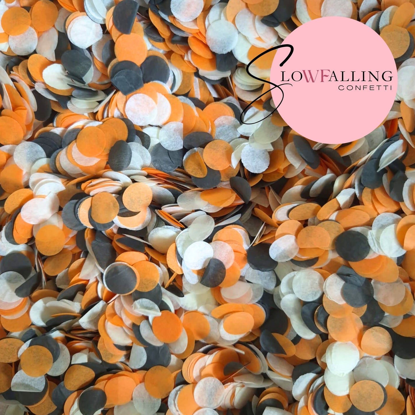 Slow falling paper Confetti - Ivory Halloween