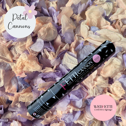 Petal premium Confetti Cannons - Biodegradable