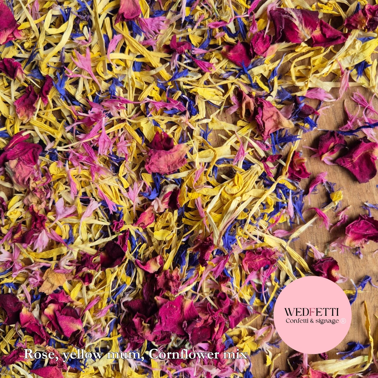 Petal Confetti - Rose, cornflower & chrysanthemum mix