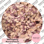 Slow falling paper Confetti - Mahogany Burnt Peach
