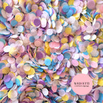 Slow falling paper Confetti - 2 Party Rose White Yellow