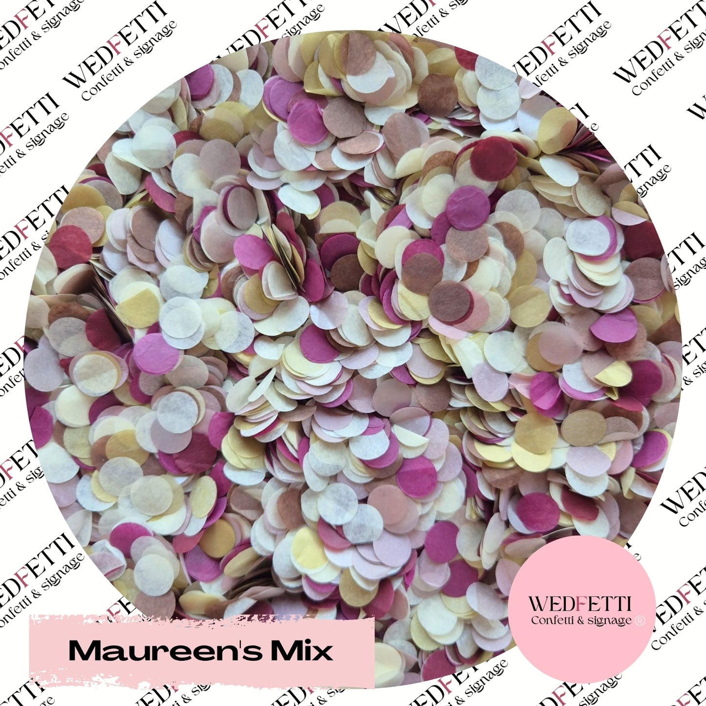 Slow falling paper Confetti - Maureen's Mix