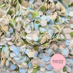 Slow falling paper Confetti - Deep Sage baby ivory