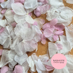 Petal Confetti hydrangea - Dusty Pink White Hydrangea Mix