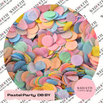 Circles Large 2.5cm Biodegradable - Pastel Party DB BY