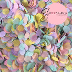 Slow falling paper Confetti - Pastel Party mix