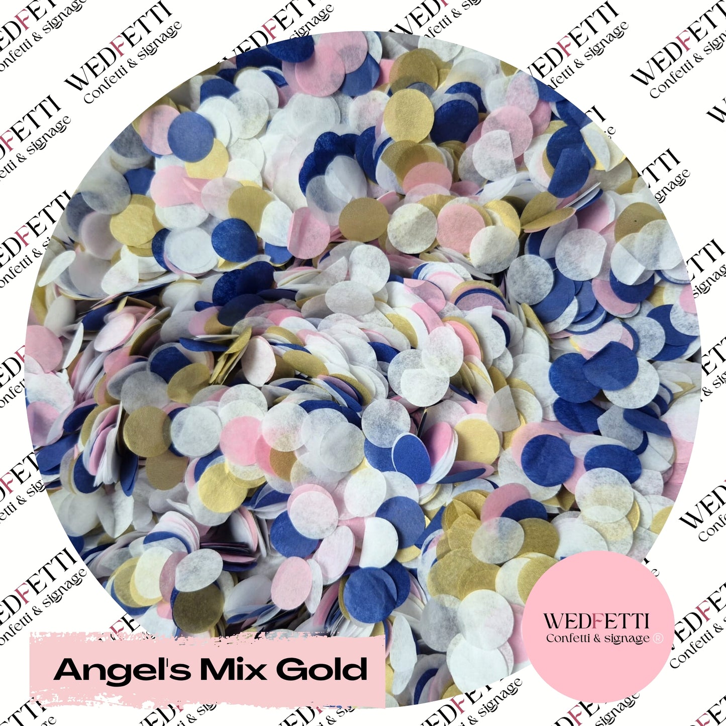 Slow falling paper Confetti - Angel's Mix Gold