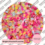 Slow falling paper Confetti - Bright Pastel Fuschia
