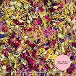 Petal Confetti - Rose, cornflower, Jasmine mum mix