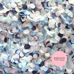 Slow falling paper Confetti - Blue Mix