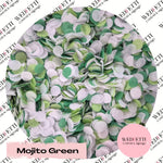 Slow falling paper Confetti - Mojito Green