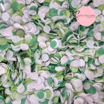 Slow falling paper Confetti - Mojito Green