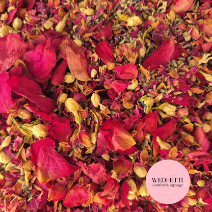 Rose petals + Jasmine buds & Lavender