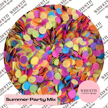Slow falling paper Confetti - Summer Party Mix