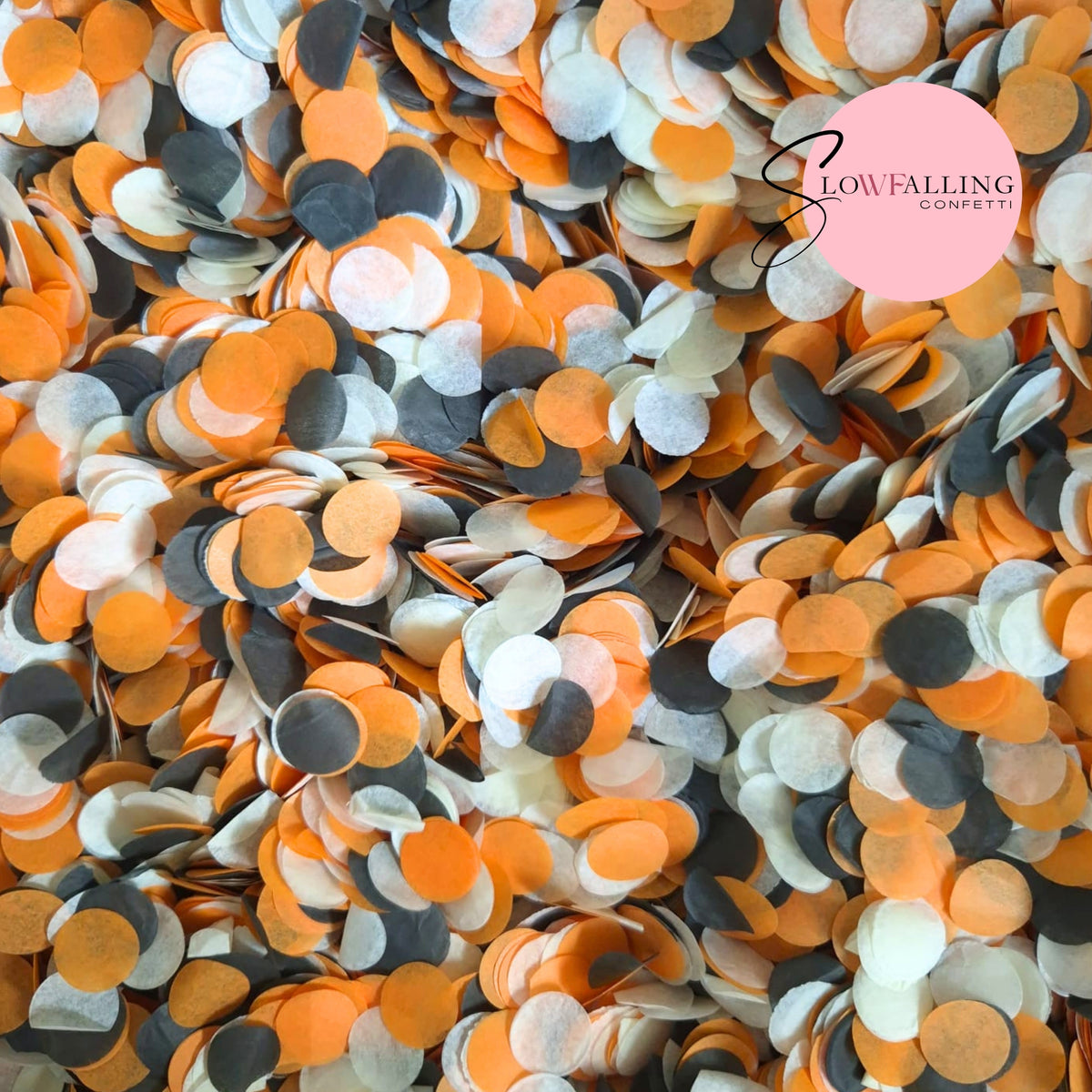 Slow falling paper Confetti - Ivory Halloween