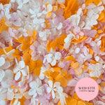 FlutterFly® Petal Confetti - Blush White Orange