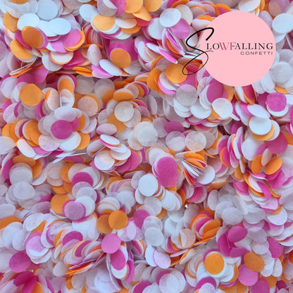 Slow falling paper Confetti - Fruit Salad