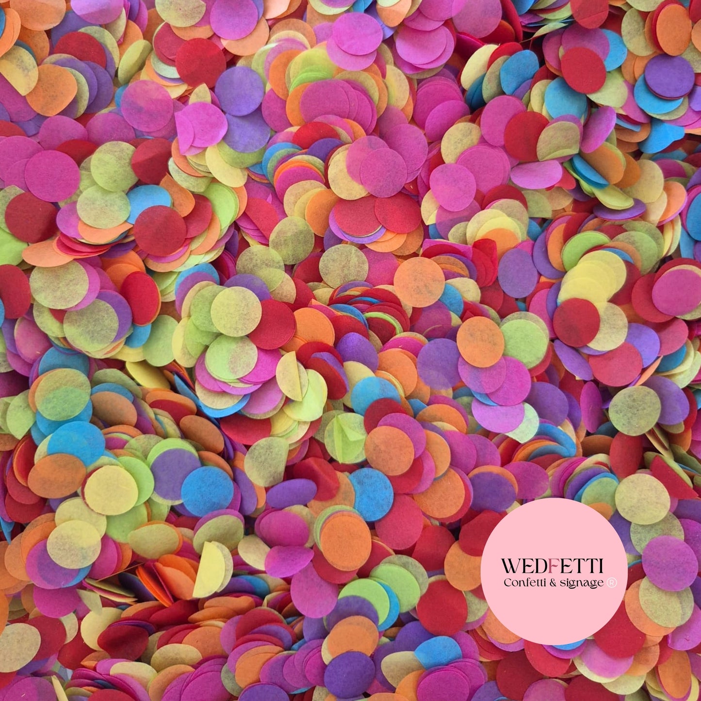 Slow falling paper Confetti - Classic Party+ Fuschia