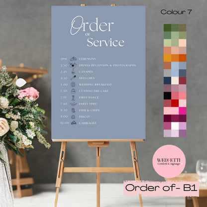 Seating plan - Our Favourite people - B1/7