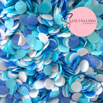 Slow falling paper Confetti - All The Blues