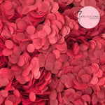 Slow falling paper Confetti - Light China Red