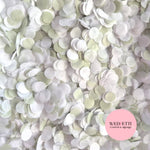 Slow falling paper Confetti - Light Sage Grey White