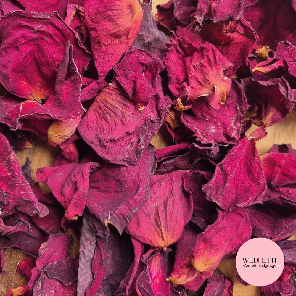 Large Burgundy Rose petals