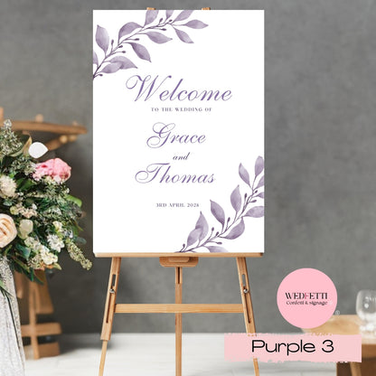 Seating plan - A0 A1 A2 - Purple 1