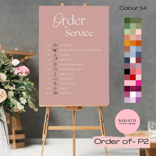 Large Signage - Order of the day - P214