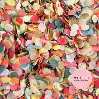 Slow falling paper Confetti - Year of the Gold Dragon mix