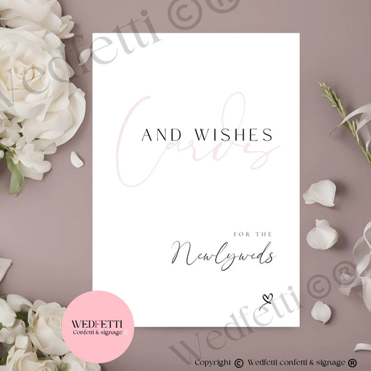 Cards & wishes Newlyweds (inclusive) WedFetti