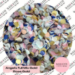 Slow falling paper Confetti - Angel's Full Mix Gold Rose Gold